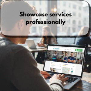 Showcase services Professionally